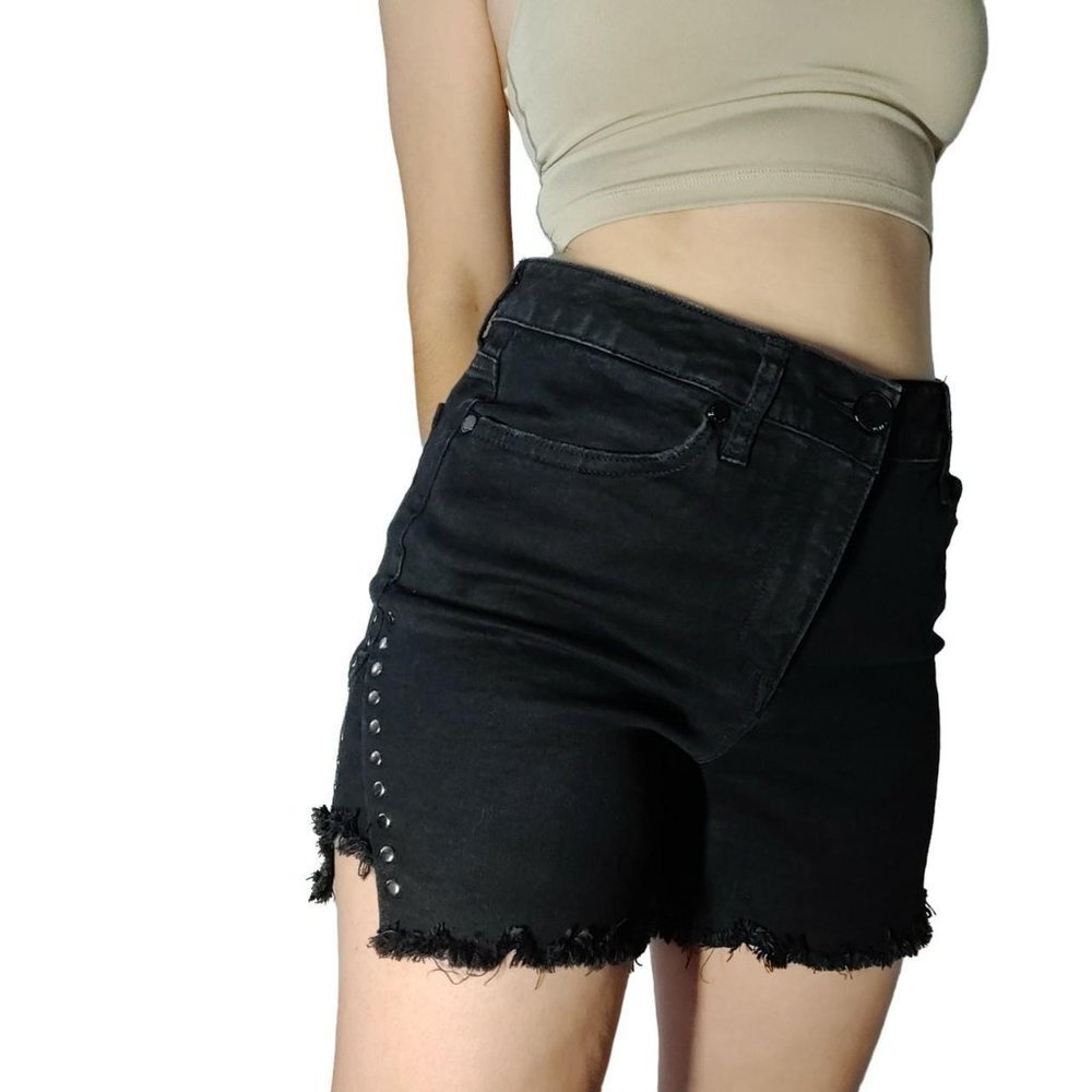 Black Studded Biker Shorts 🖤